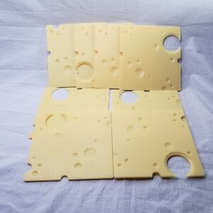 Large Pieces of Plastic Swiss Cheese Gag Gift Secret Santa